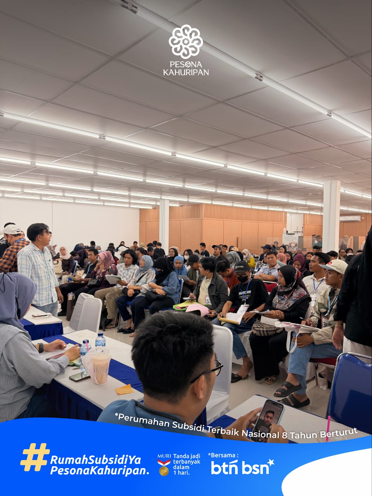 Kegiatan layanan perumahan bersama para peserta