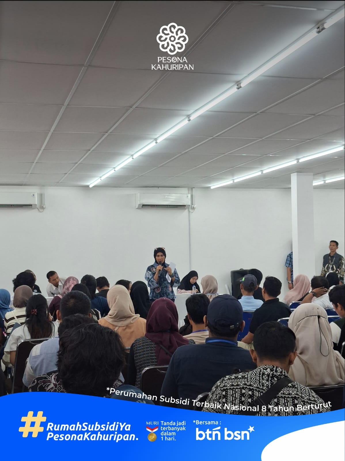 Penyampaian informasi perumahan kepada peserta